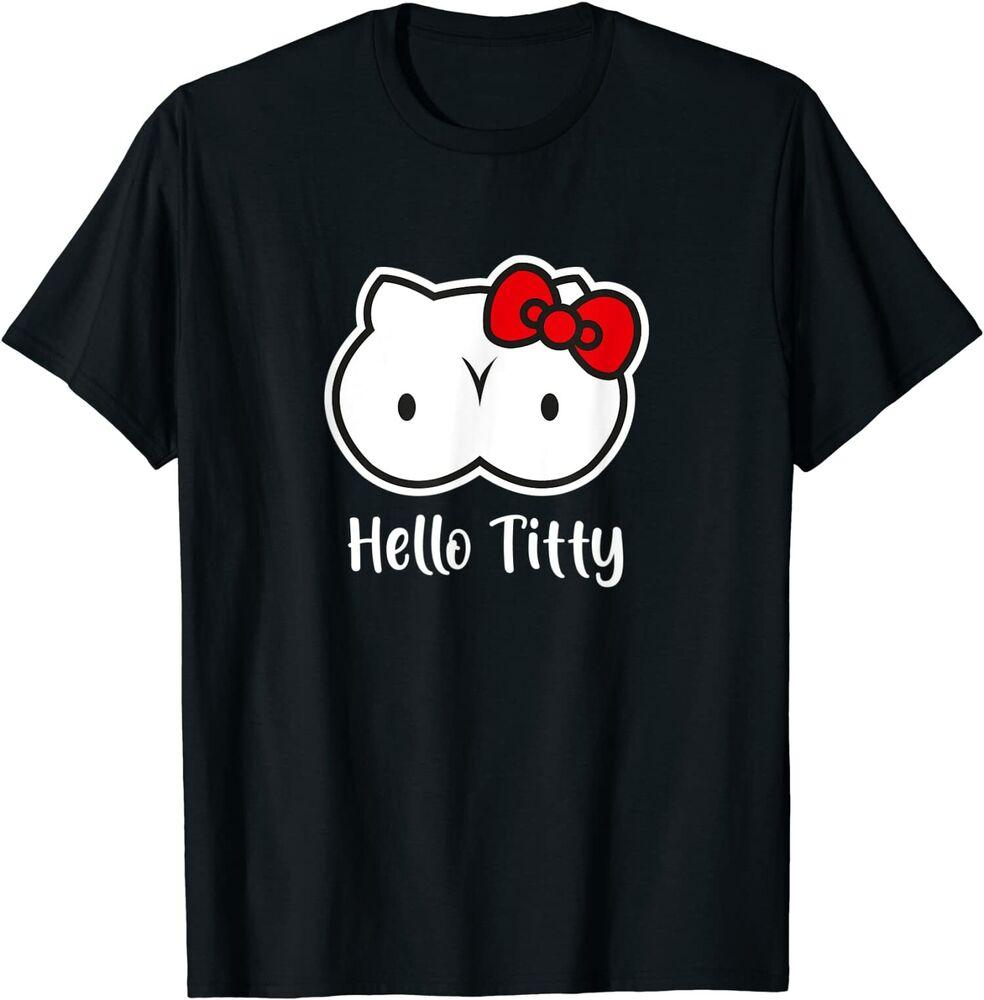 

Забавная футболка унисекс «Hello Titty» S