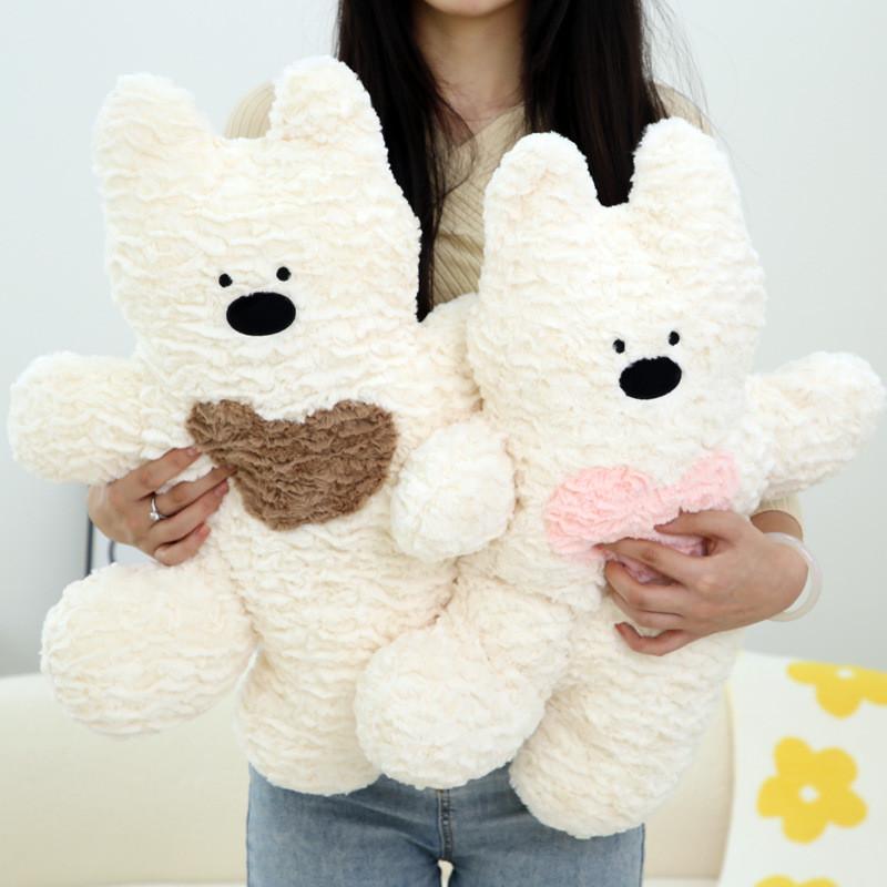 Adorable West Highland White Terrier Plush Pillow Soft Cuddly Toy For Kids