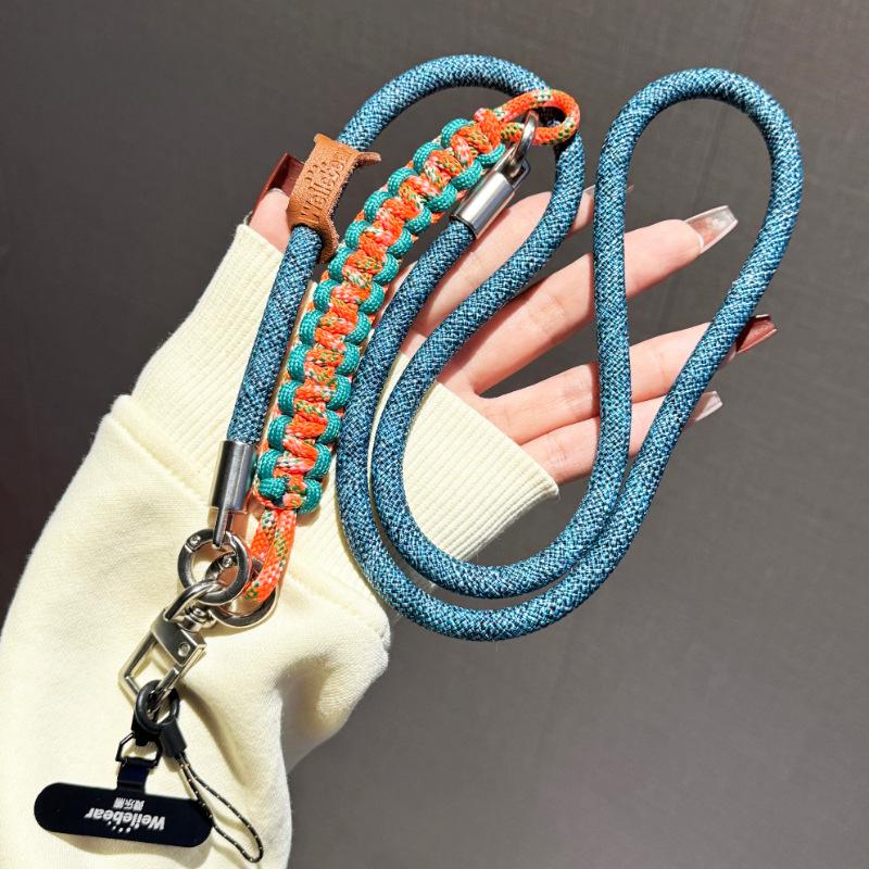 High-End Phone Lanyard Neck Strap Crossbody Portable Pendant Outdoor Multi-Functional Anti-Lost Personalized Chain