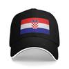 Κροατία Κροατική Εθνική Σημαία Κόκκινες Λευκές Μπλε Ρίγες Καπέλο Μπέιζμπολ Unisex Καπέλο Τράκερ Καλοκαιρινό Casual Εξωτερικού Χώρου Αθλητικό Καπέλα Μπέιζμπολ