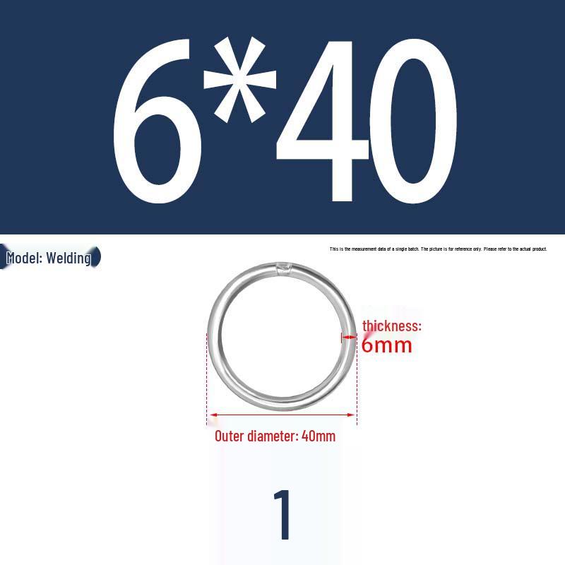 304 Stainless Steel Seamless O-Ring for Lifting and Hammock Yoga Connection