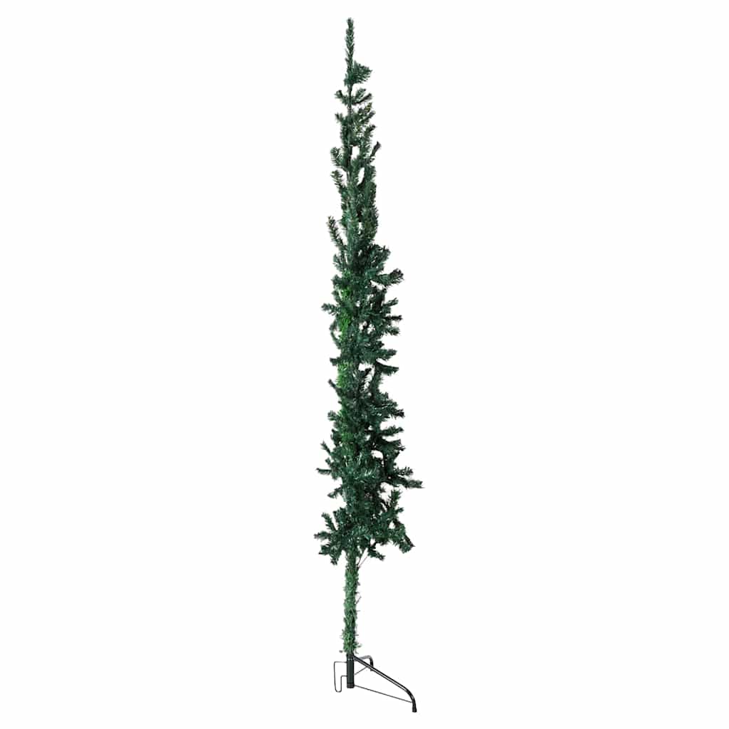 Vidaxl Smukła Choinka Połówka Ze Stojakiem, Sztuczna, Zielona, 180 Cm