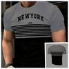 Men Striped T Shirt Tee Shirt Short Sleeve O-Neck TShirt Vintage Casual Large Size T-Shirts Men’s