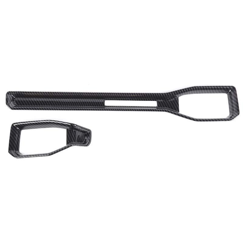 ABS Center Console Air Conditioning Vent Decoration Protective Cover Sticker Fit For Ford Mustang 2024 Up Car Interior Accessories