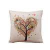 Linen Square Throw Flax Pillow Case Decorative Cushion Pillow Cover