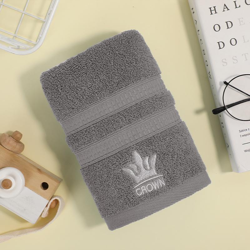 100% A-Grade Antibacterial Cotton Bath Towel - Thick, Soft, Absorbent, Quick-Drying, Adult Size Washcloth
