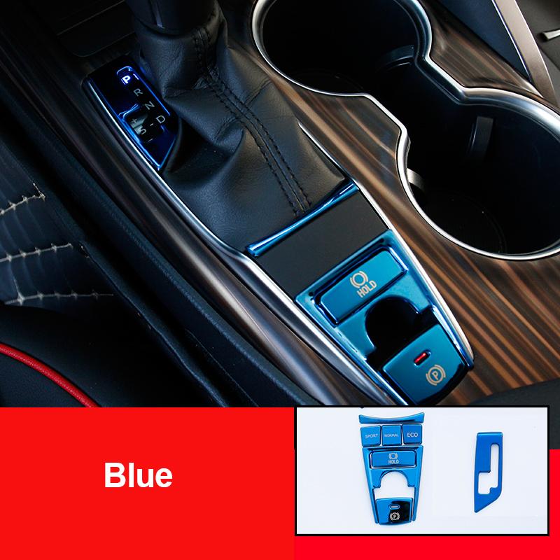 Car Center Console Gear Button Panel Cover Trim for Toyota Camry 2018    70 V70 Xv70 Trd Accessories Auto