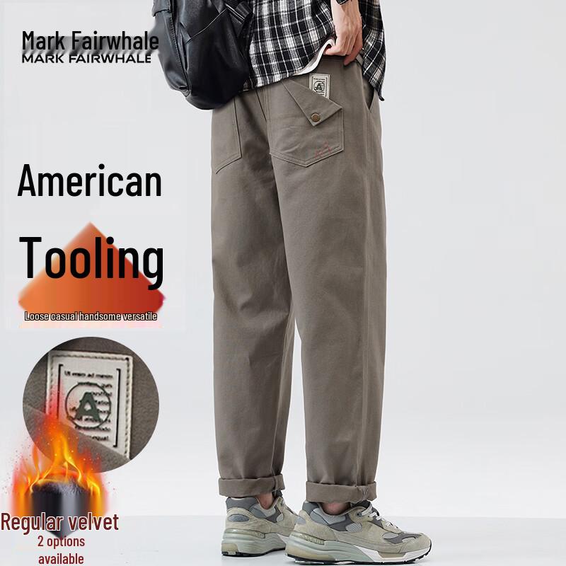 MARK FAIRWHALE Men s Loose Fit Straight Cargo Pants 2XL