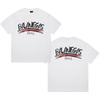 Balaniegas Κοντομάνικο T-Shirt Ανδρικό και Γυναικείο Ζευγάρια Ίδια Μόδα Τυπωμένο με Γράμματα Καθαρό Βαμβάκι Oversized Y2k Φαρδύ Βαμβακερό T-Shirt με Στρογγυλή Λαιμόκοψη