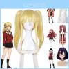 Kakegurui Jabami Yumeko Meari Kirari Yumemi Runa Uzun Cosplay Parti Saç Perukları Canlı Renklerde