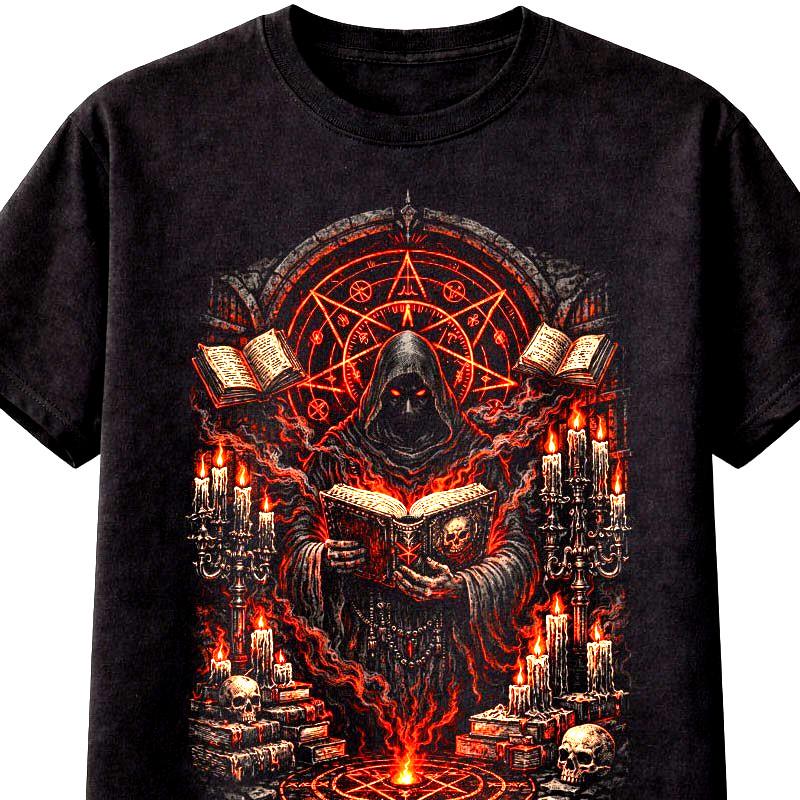 Occult Cultist Ritual Dark Magic Gothic Graphic Unisex TShirt S5XL