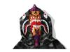 Camouflage Shark Tiger Head Double Hoodie Men's Winter Plush Zipper Jacket