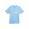 Originals Henry Jones Nora Cartoon Pattern Printed Round Neck Short Sleeve T-Shirt Men T-Shirts Blue IU0119