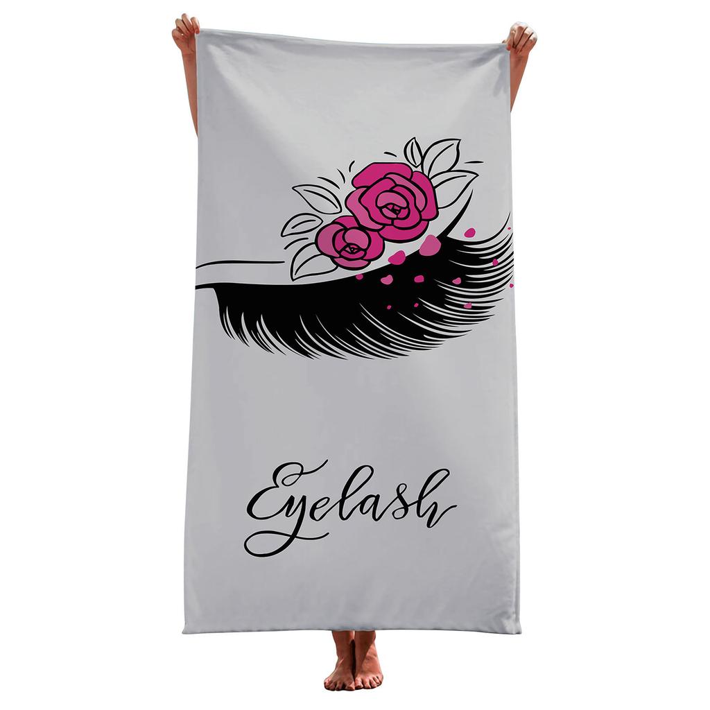 King and Queen's Velvet Bath Towel Beach Towel Cushion Large Bath Towel Beach Towel Printed Microfiber Towel Minimum Order