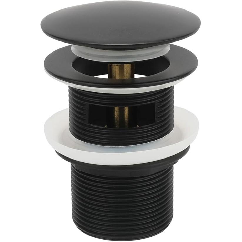 Brushed Gold Freestanding Bathtub Drain Stopper, Compatible with Freestanding Bathtub Drain Rough-in Kit матовый черный