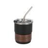 Stainless Steel Travel Coffee Mug With Lid Handle 300ml Insulated Cup Outdoor Camping Office Use