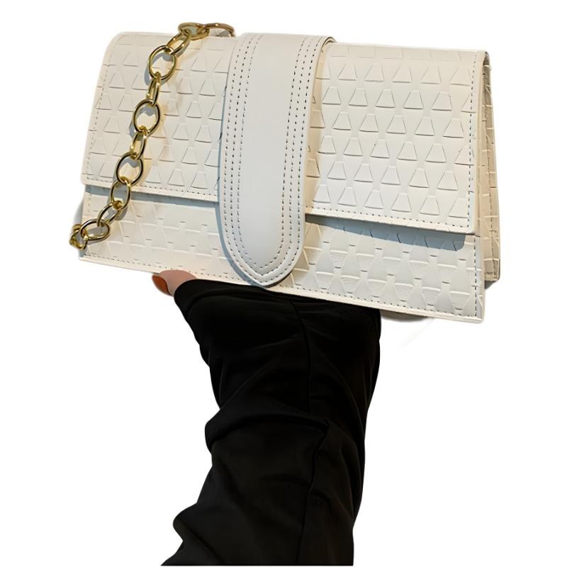 New Niche Trend Portable Women's Bag Solid Color Fashion Texture Shoulder Bag Messenger Bag Small Square Bag