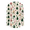 Women's Fashion Print Long Sleeve Knitted Cardigan Button Up Jacket