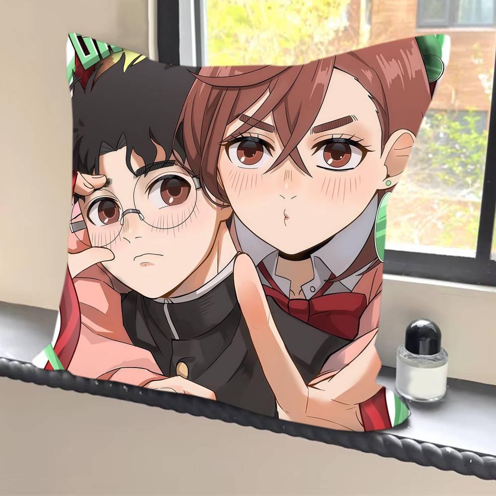 ANIME D-Dandadans CLASSIC  Pillowcases Cushion Covers Living Room Sofas Home Decor Gifts