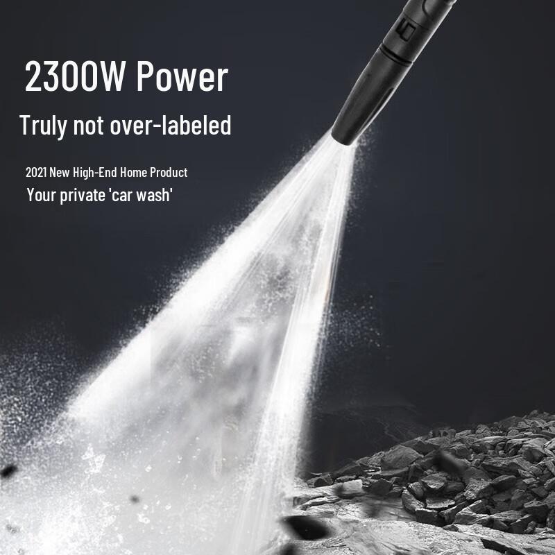 BOHER High-Pressure Washer with Hose Reel CN plug (adapter included)