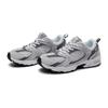 New Balance 530 Bungee Little Kid 'Grey Matter' (Unisex) Grey Matter / Silver Metallic Kids' Running Shoes PZ530CB