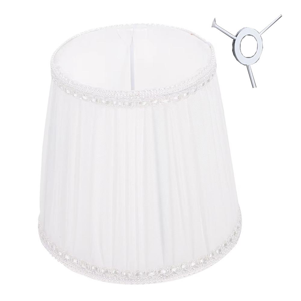 Wear‑resistant Table Lamp Cover E14 Bulb Chandelier Lampshade Safe Cloth Lamp Shade  Household