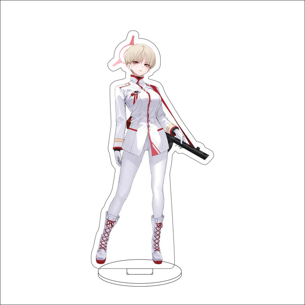 16CM Anime Blue Archive The Animation  Cosplay Acrylic Stand Ornaments Okusora Ayane Sorasaki Hina Figure Stand Halloween Gifts