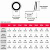 16PCS 8 Size Fishing Rod Guides Sets Stainless Steel Spinning Rod Guides  Replacement Guide