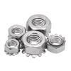 American Standard 304 Stainless Steel Serrated K-Type Nut, Multi-Tooth Screw Cap #M3-M8