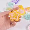 Geometry Flower Ornament Mold DIY Keychain Pendant Jewelry for Keychain Decor
