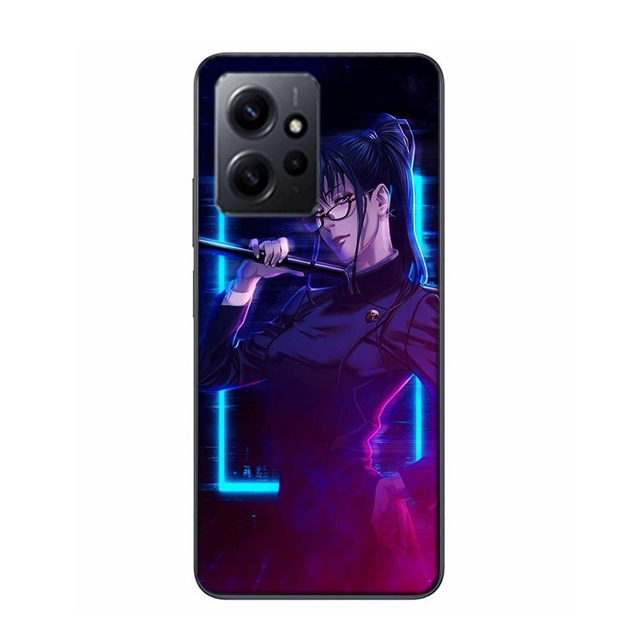 Maki Zenin Jujutsu Kaisen Phone Case For Redmi Note 14 15 Pro 5G 13 12 Pro Plus 11 11T 11E 11S 10 Pro 10S 9 9S Cover Cell Clear