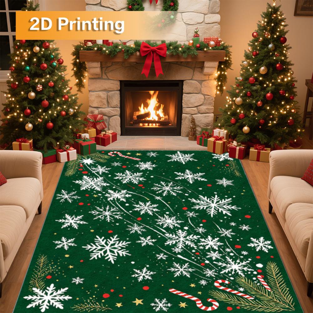 Poinsettia Flower Carpet Bedroom Soft Large Area Rug Living Room Elegant Blanket Dining Room House Home Entrance Decor Mats