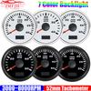 2" 52mm Tachometer 7 Color Light 3000,4000,6000,7000,8000 RPM Meter Hourmeter for Marine Boat Car 12V24V Waterproof IP67