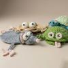 Crochet Coaster Frog Squid Turtle Insulating Coffee Mats Animal Pattern Drink Coasters Novelty Gift for Home Party Office