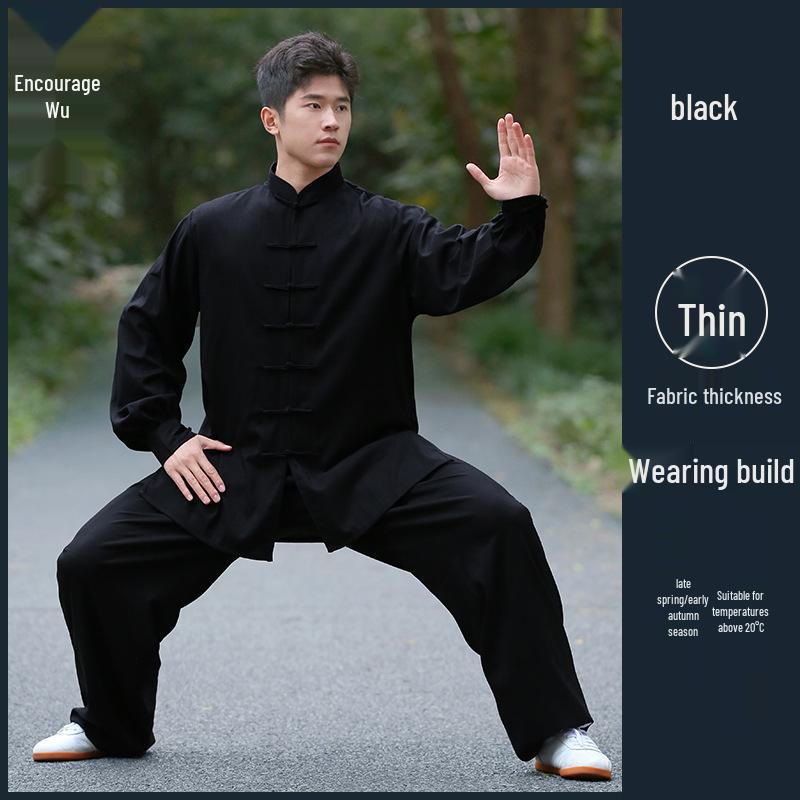 Li Wu High-End Tai Chi Anzug für Damen und Herren für die Herbst-/Wintersaison für die Morgenpraxis