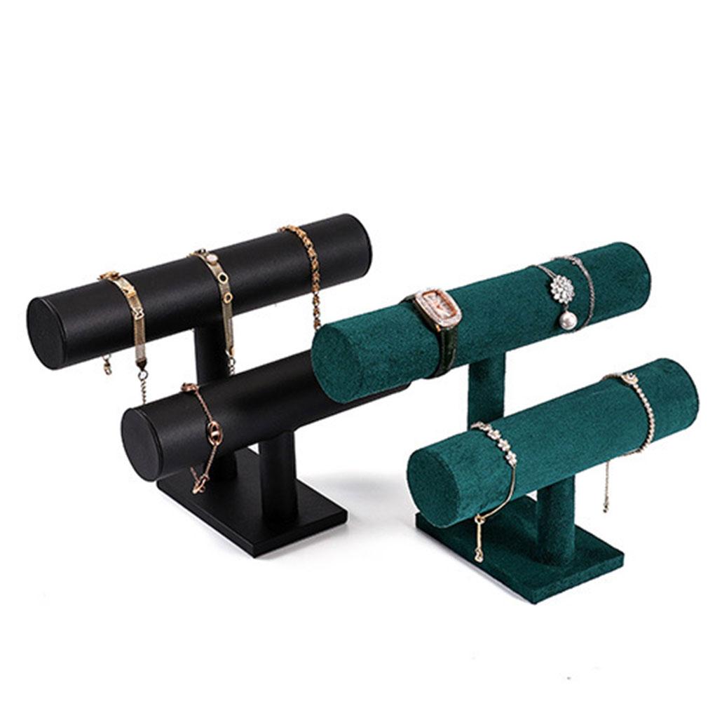 Jewelry Display Stand Double-layer Organizer Showcase Rack Practical Holder Large Space Accessories Shop Store