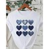 Ladies Summer Fashion Printed Tshirt Casual Short Sleeve Shirt Wild Loose Round Neck TShirt Comfortable Soft TShirt