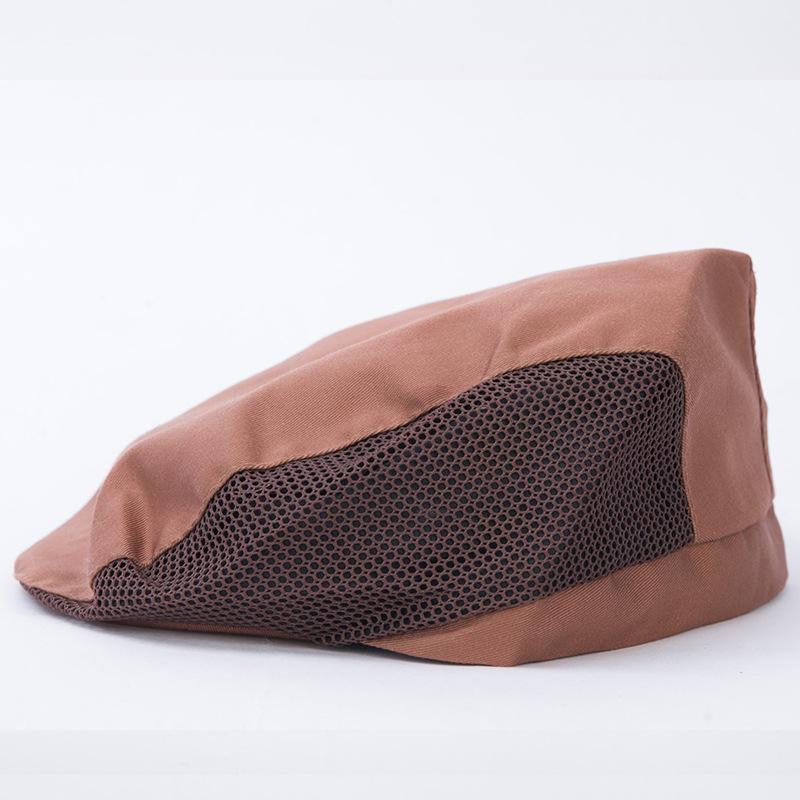 Waiter Beret Breathable Mesh Chef Hat Catering Milk Tea Baking Work Hat Men Women