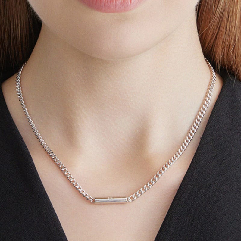 J.ESTINA UNIS Chain Necklace S (JJUNN04BS501SW450)