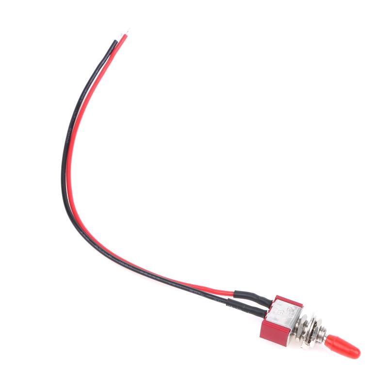 2/5Pcs Mini 2 Pin Led Lights For Car Accessories Switch On/Off Spst 3A 250V 6A 125V With Pre-Soldered Toggle Truck Wires Off