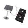Solar Panel Fan Kit Double Exhaust Fan for Chicken Coop 20W Solar Powered Fan with Waterproof Dual Fans