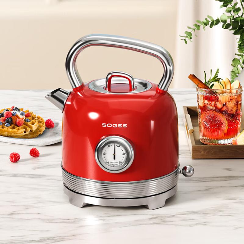 Ретро-электрочайник XiaoZhi 2 л с дисплеем температуры