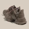 Platform dad shoes women's new American retro lightweight small inner height increase casual sports shoes