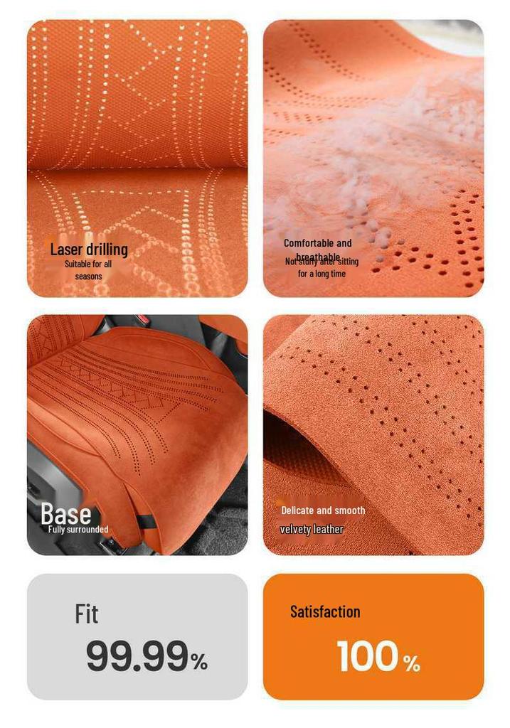 Lynk & Co 08 EM-P Saddle Pad: Fits 26 Models, Breathable, Perforated Car Seat Covers.