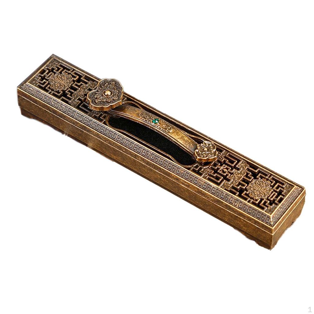 Incense Burner Holder Creative Ornaments Handmade Stick Stand Box for Study