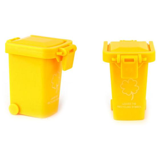 3Pcs Trash Can Toy Bright-colored Portable ABS Kids Garbage Truck's Trash Cans Toy Shooting Props