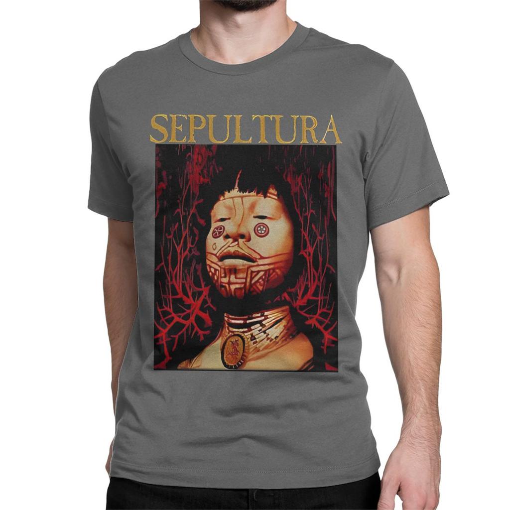 Men Women T-Shirt Sepultura Roots Funny Cotton Tees Short Sleeve Farewell Tour 2024 T Shirts Round Neck Clothing Gift Idea