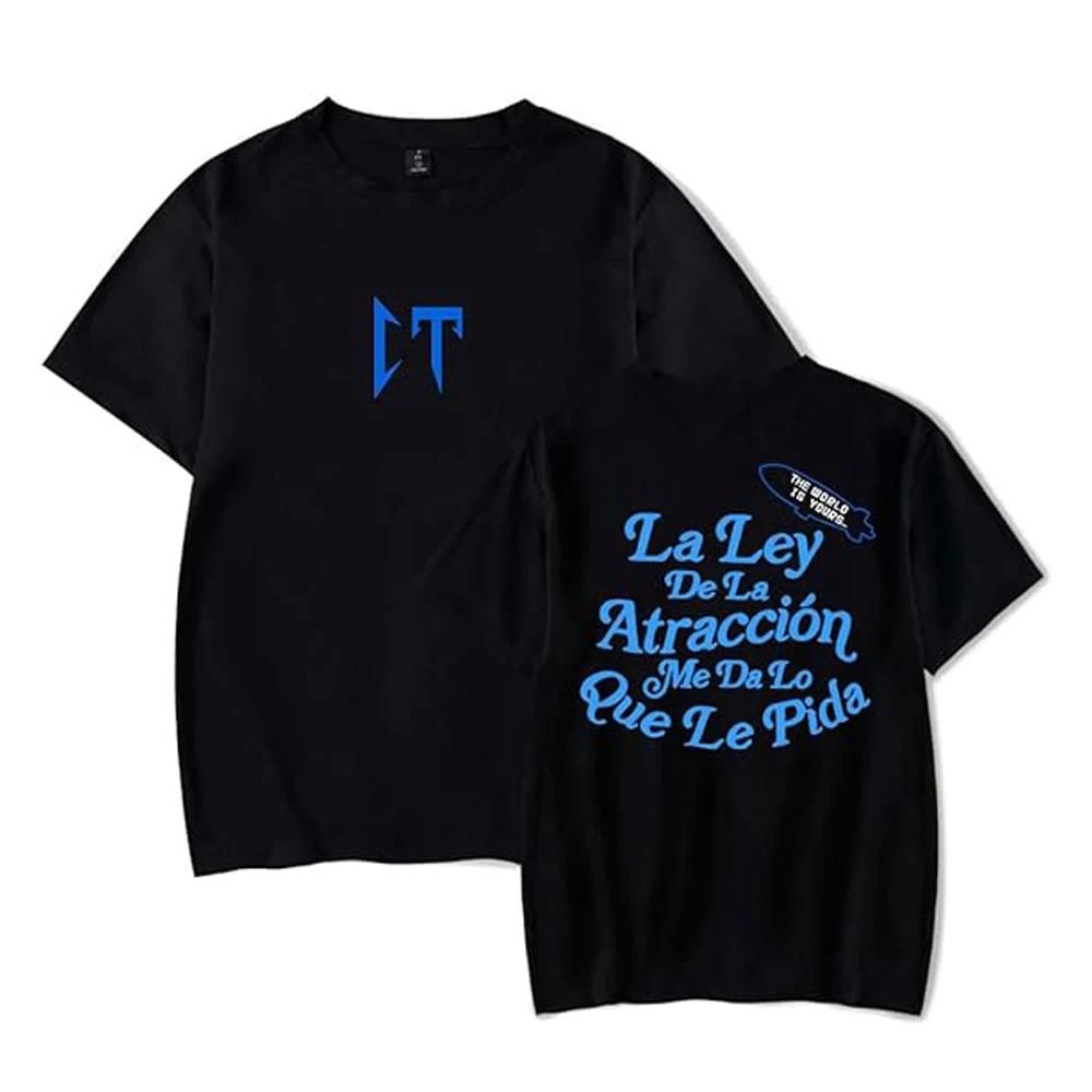 

Футболка Natanael Cano NATA Montana Corridos tumbados Merch для мужчин и женщин с круглым вырезом и коротким рукавом, повседневная летняя футболка XXXXXL белый