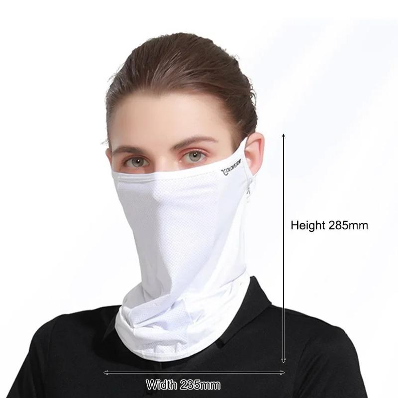 Cycling Face Mask Unisex Ice Silk Breathable Balaclava Ultraviolet Face Mask UV Blocking Military Bandana Multicam Gaiter Scarf