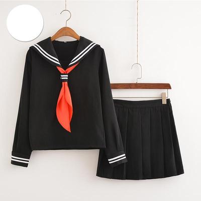 British Academic Style Cosplay Sailor Suit Anime School JK Uniform Set Japanese and Korean Style Blazer Pleated Skirt 2-Piece Set